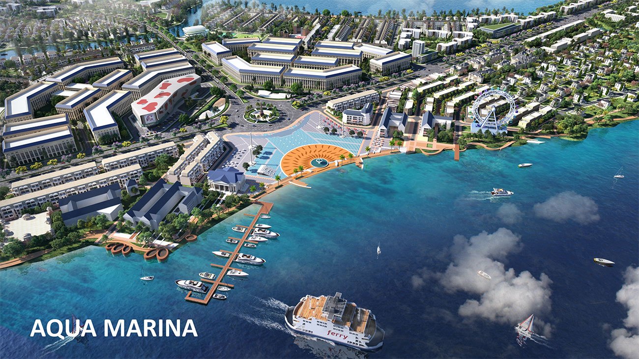 Aqua City riverfront township by Novaland